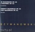 Okadka: Szymanowski Karol, 20 mazurkw op. 50, 2 mazurki op. 62