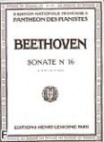 Okadka: Beethoven Ludwig van, Sonate N16 - G-dur Op.31 N1