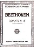 Okadka: Beethoven Ludwig van, Sonate N18 - Es-dur Op.31 N3 