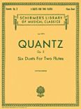 Okadka: Quantz Johann Joachim, Six Duets For Two Flutes, Op. 2