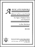 Okadka: Steinberg Ben, A Solo Collection for High or Medium Voice and Keyboard