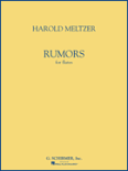 Okadka: Meltzer Harold, Rumors for Flute
