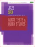 Okadka: , Jazz Sax Aural Tests and Quick Studies (Alto Sax / Tenor Sax)
