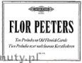 Okadka: Peeters Flor, 10 Preludes on Old Flemish Carols