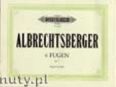 Okadka: Albrechtsberger Johann Georg, 6 Fugues Op.7 (Org)