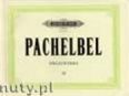 Okadka: Pachelbel Johann, Orgelwerke, Band 3