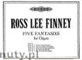 Okadka: Finney Ross Lee, Five Fantasies for Organ - Fantasia No. 1