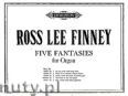 Okładka: Finney Ross Lee, Five fantasies for Organ - Fantasia No. 4