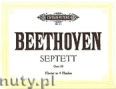 Okadka: Beethoven Ludwig van, Septet in E flat major for 4 Hands Piano, Op. 20