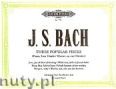 Okadka: Bach Johann Sebastian, Three Popular Pieces arr. for Piano Duet (Pf/4h)