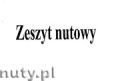 Okadka: , Zeszyt nutowy A5 lecy, 3 pary (piciolinia i szeciolinia), 16k-32s, do zapisu tabulatury gitarowej
