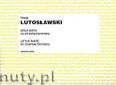 Okadka: Lutosawski Witold, Maa suita na orkiestr kameraln
