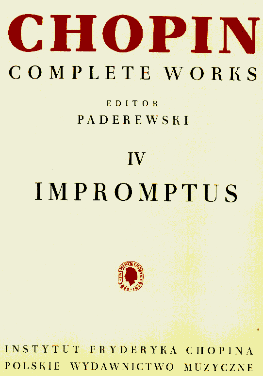 Okładka: Chopin Fryderyk, Impromptus (CW IV)
