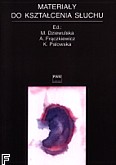 Okładka: Dziewulska Maria, Frączkiewicz Aleksander, Palowska K., Materiały do kształcenia słuchu