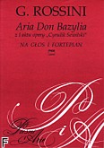 Okadka: Rossini Gioacchino Antonio, Aria Don Bazylia z I aktu 