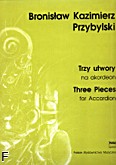 Okładka: Przybylski Bronisław Kazimierz, Trzy utwory