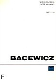 Okładka: Bacewicz Grażyna, Musica sinfonica in tre movimenti (partytura)