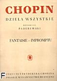 Okładka: Chopin Fryderyk, Fantasie-Impromptu cis-moll op. 66