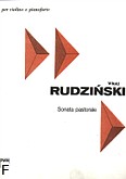Okładka: Rudziński Witold, Sonata pastorale