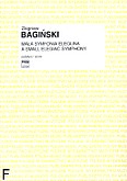 Okładka: Bagiński Zbigniew, Mała symfonia elegijna (partytura)