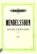 Okładka: Mendelssohn-Bartholdy Feliks, Rondo Capriccioso for piano, Op. 14