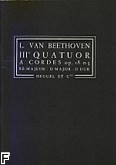 Okładka: Beethoven Ludwig van, III Kwartet smyczkowy op. 18 nr 3 D-dur (partytura)