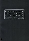 Okładka: Beethoven Ludwig van, XIII Kwartet smyczkowy op. 130 B-dur (partytura)