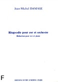 Okładka: Damase Jean Michel, Rhapsodie - Cor et Piano