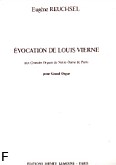 Okadka: Reuchsel Eugene, Evocation de Louis Vierne