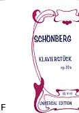 Okładka: Schönberg Arnold, Klavierstück op. 33a