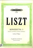 Okadka: Liszt Franz, Koncert Es-dur na fortepian i orkiestr