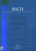 Okadka: Bach Johann Sebastian, Koncerty na klawesyn, 2 flety i orkiestr nr 6 F-dur BWV 1057
