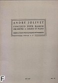 Okładka: Jolivet Andre, Koncert na fagot i orkiestrę