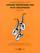 Okadka: Paul Harris  and  Beverley Calland, Concert Repertoire For Alto Saxophone (Alto Sax / Piano)