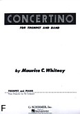 Okładka: Whitney Maurice C., Concertino (Piano / Trumpet)
