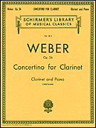 Okładka: Weber Carl Maria von, Concertino, Op. 26 (Clarinet / Piano)