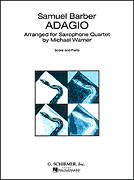 Okładka: Barber Samuel, Adagio - Arranged for Saxophone Quartet
