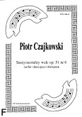 Okładka: Czajkowski Piotr, Sentymentalny walc op. 51 nr 6