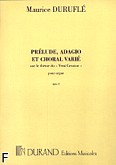 Okładka: Durufle Maurice, Prúlude, Adagio And Choral Variú, Op. 4