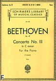 Okładka: Beethoven Ludwig van, Concerto No. III Op. 37 In C minor For the Piano