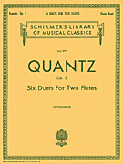 Okładka: Quantz Johann Joachim, Six Duets For Two Flutes, Op. 2