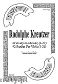 Okładka: Kreutzer Rodolphe, 42 etiudy na altówkę (1-21)