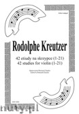 Okładka: Kreutzer Rodolphe, 42 etiudy na skrzypce (1-21)