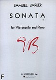 Okładka: Barber Samuel, Sonata, Op. 6 for Violoncello and Piano