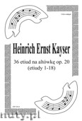 Okładka: Kayser Heinrich Ernst, 36 Etiud na altówkę, op. 20 (Etiudy 1-18)