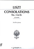 Okadka: Liszt Franz, Consolation No. 3 In Db Major