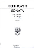 Okadka: Beethoven Ludwig van, Sonata In E Major, Op. 14, No. 1 for Piano