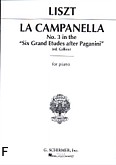 Okadka: Liszt Franz, La Campanella No. 3 in the 