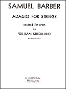 Okładka: Barber Samuel, Adagio For Strings, Op. 11 arranged for organ