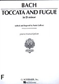 Okładka: Bach Johann Sebastian, Toccata and Fugue in D minor